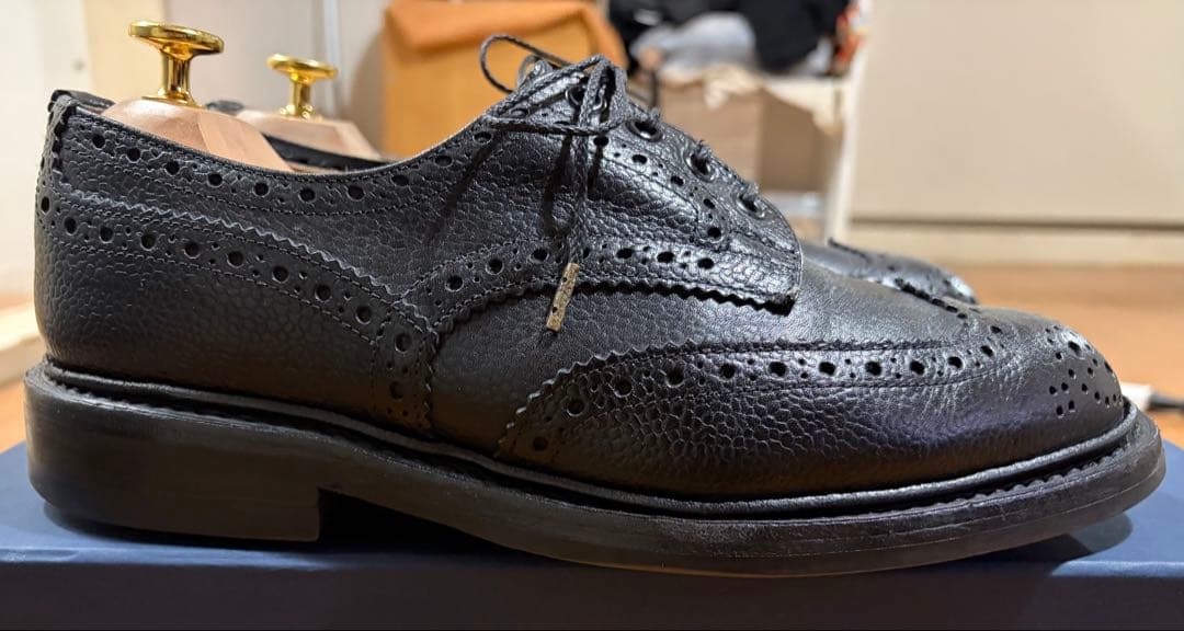 【純正箱付】Tricker's Bourton 6 1/2 FIT5 black