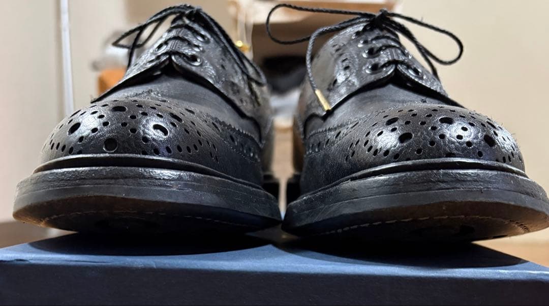 【純正箱付】Tricker's Bourton 6 1/2 FIT5 black