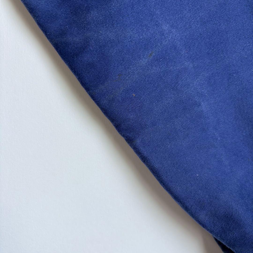 60s フレンチ モールスキンジャケット カバーオール ワークジャケット ブルー