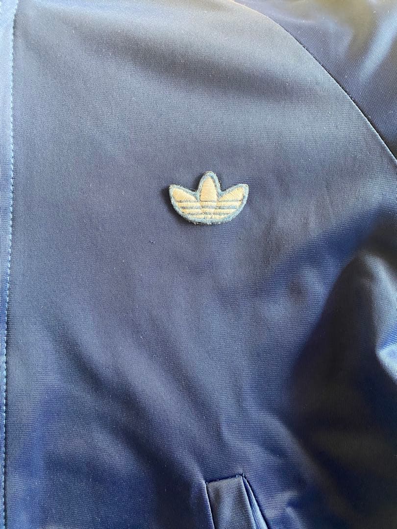 70's adidas トラックジャケット　ネイビー　希少　西ドイツ