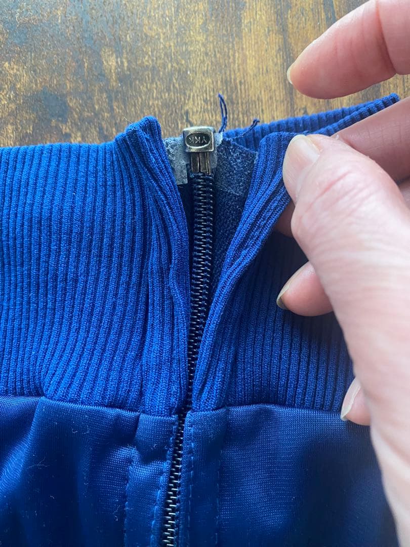 70's adidas トラックジャケット　ネイビー　希少　西ドイツ