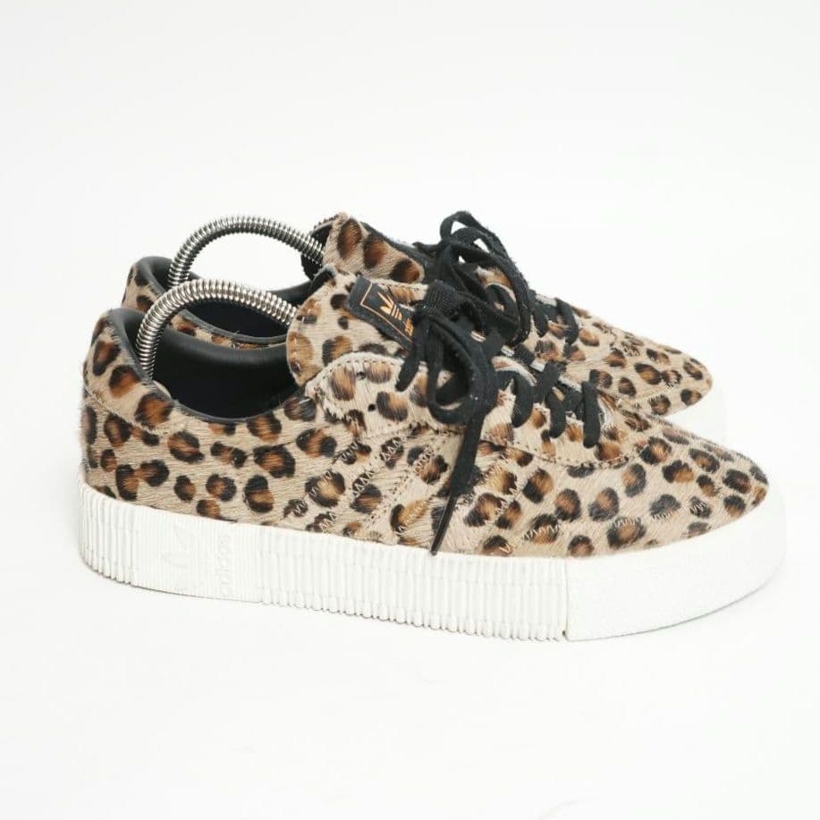 【美品】adidas SAMBAROSE W ハラコ スニーカー 24cm