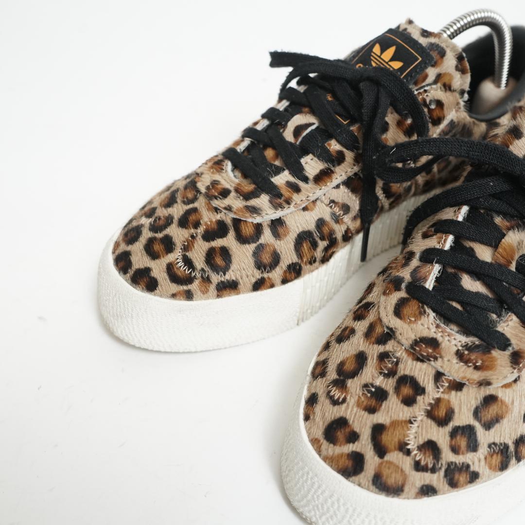 【美品】adidas SAMBAROSE W ハラコ スニーカー 24cm
