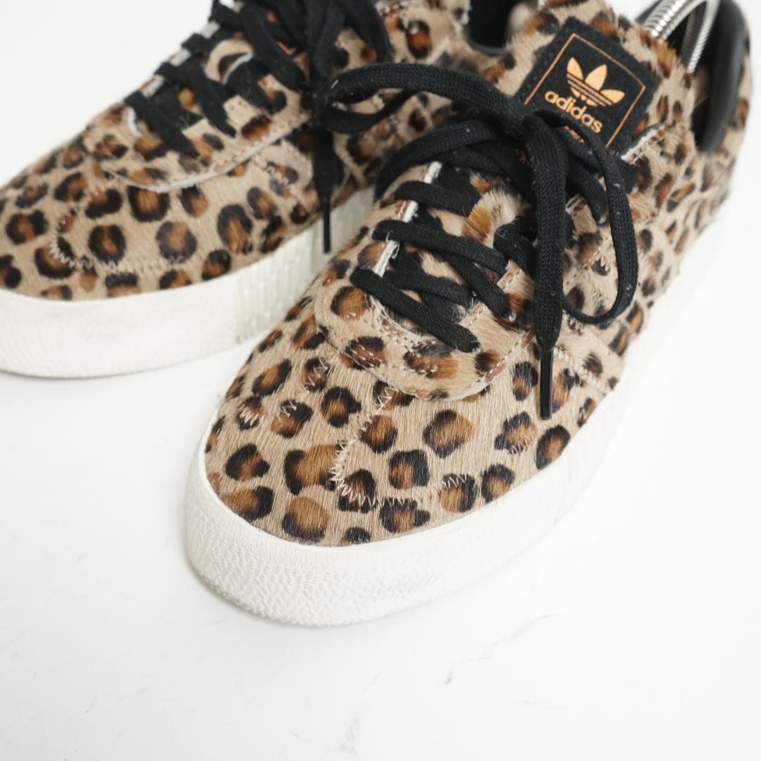 【美品】adidas SAMBAROSE W ハラコ スニーカー 24cm