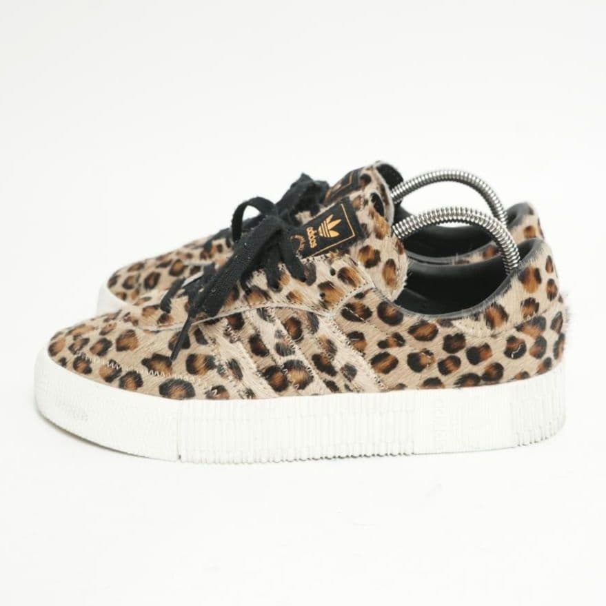 【美品】adidas SAMBAROSE W ハラコ スニーカー 24cm