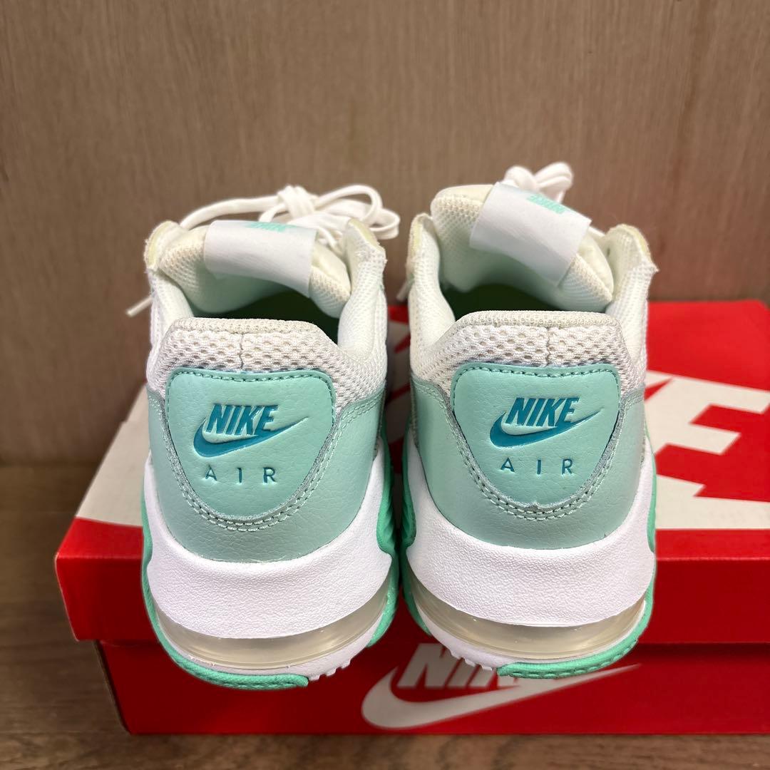 NIKE エアマックスエクシー　ホワイト/ミントグリーン 24cm