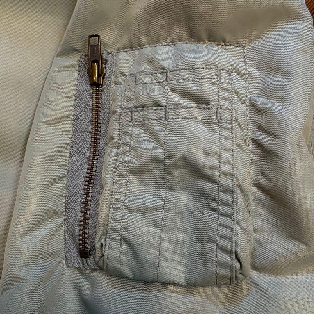 OLD UNIQLO MA-1 フライトジャケット シルバー