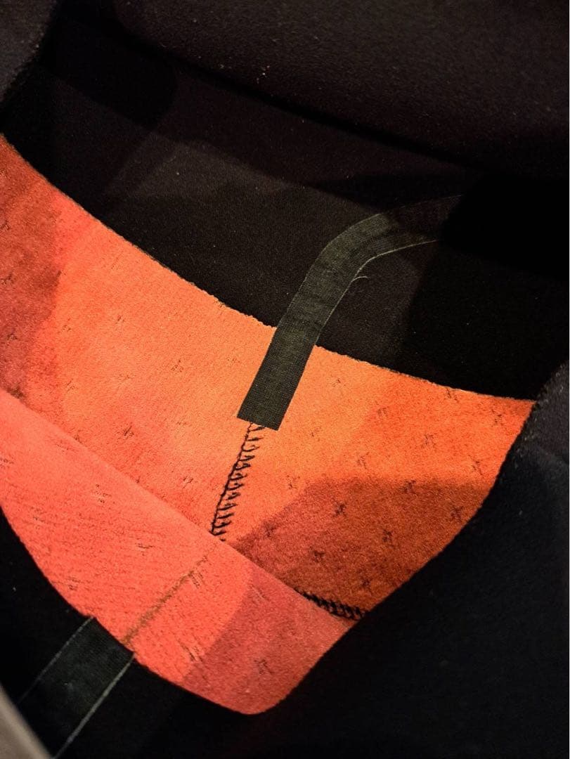 セミドライフルウェットスーツ ブラック/オレンジ