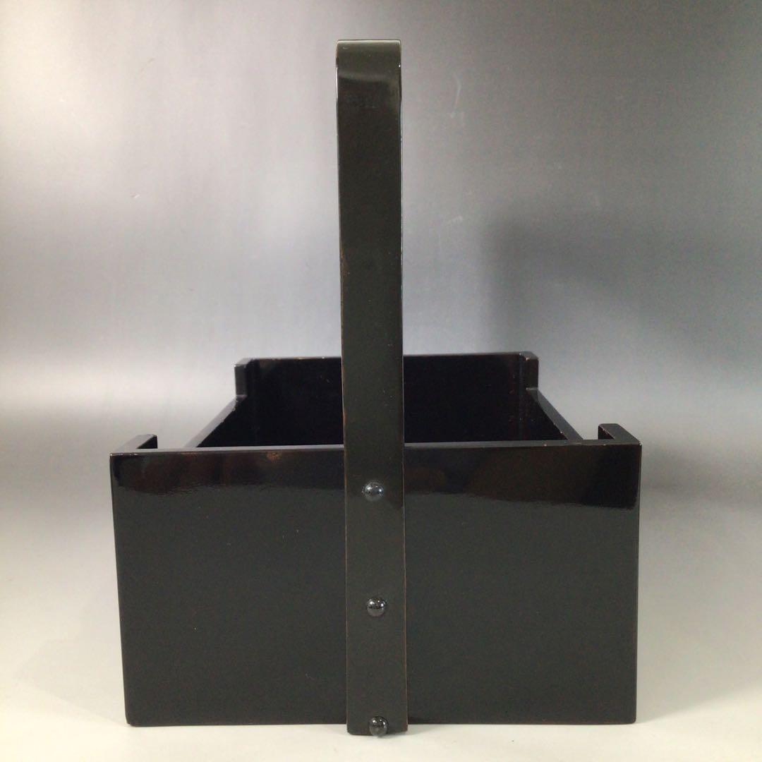 Ｓ１５８　莨盆　『真塗』『如心斎好』『鯨手』『手付煙草盆』　共箱　茶道具