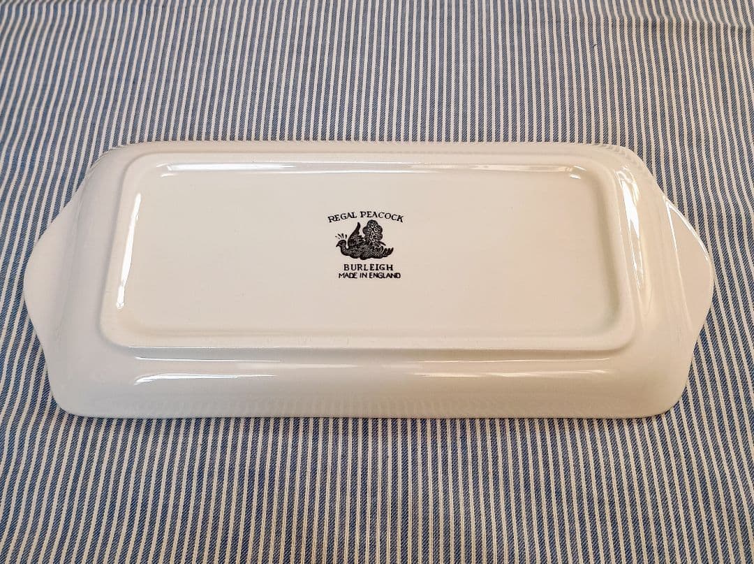 バーレイ ブラック リーガルピーコック カップ＆ソーサー+サンドイッチプレート