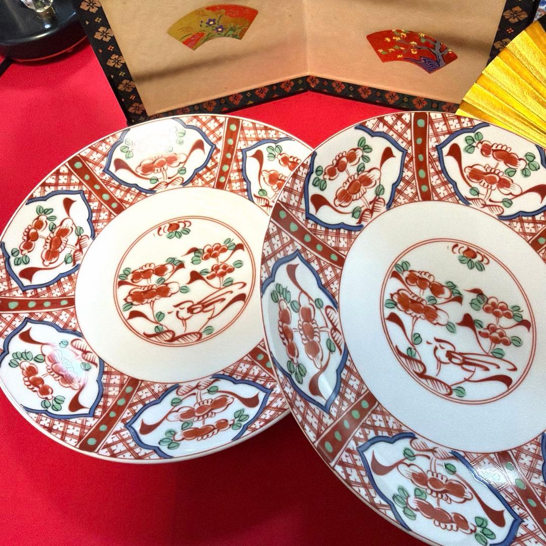 唄姫 たち吉赤絵金彩　前畑陶器庫山窯　南風窯　No.4-27