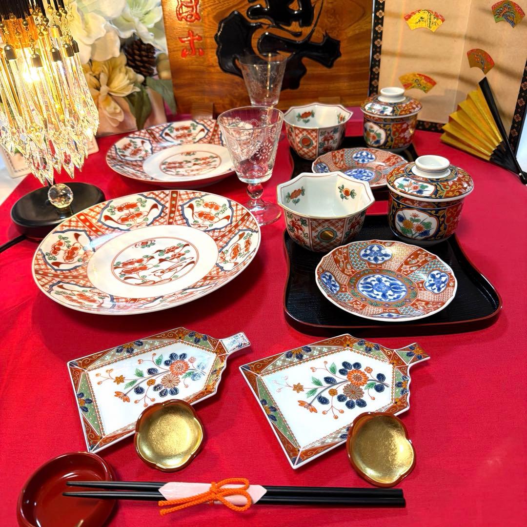 唄姫 たち吉赤絵金彩　前畑陶器庫山窯　南風窯　No.4-27