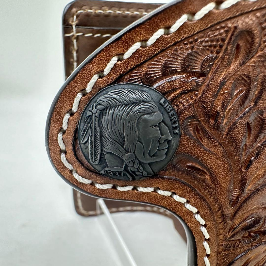 godane ゴダン　キーケース　カービング　レザー