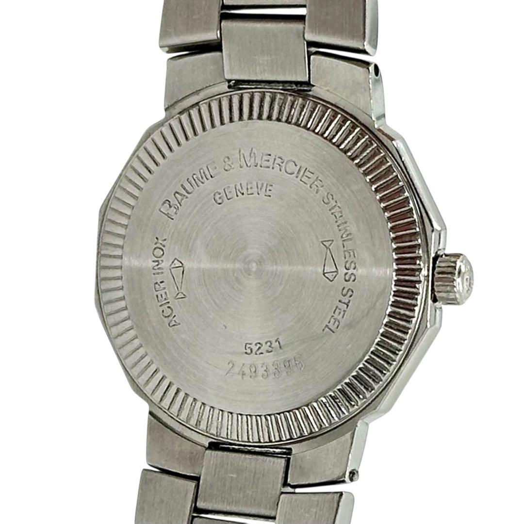 【新品電池】　ボーム＆メルシエ　リビエラ　5231　腕時計　ドデカゴン　シルバー