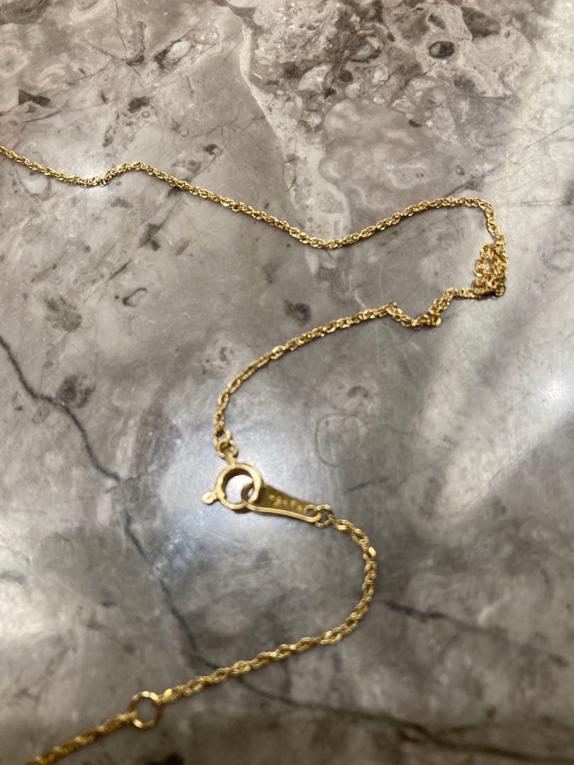 agete k18ネックレス0.1ct