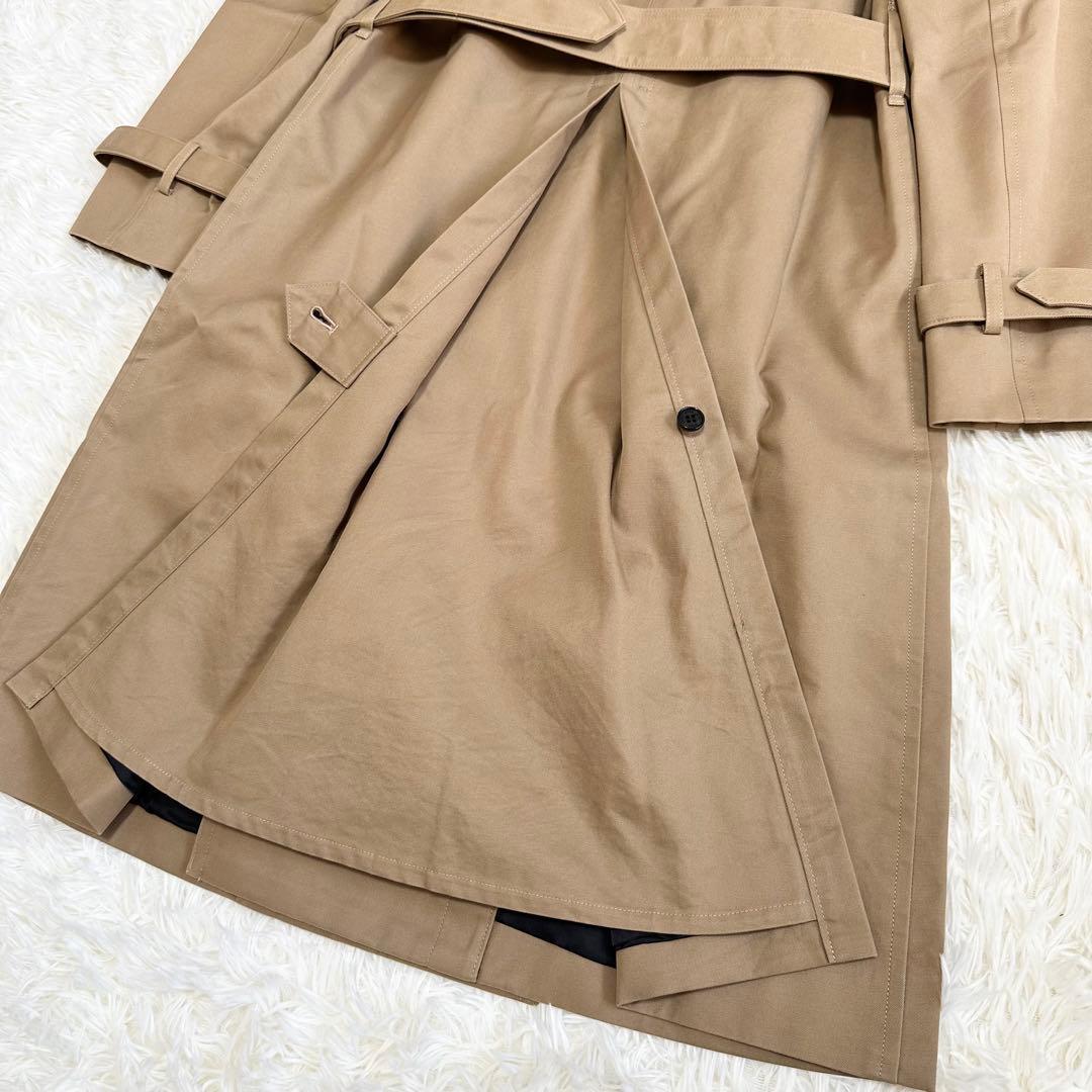 美品 HYKE ハイク トレンチコート ウールライナー付き ベージュ サイズ1