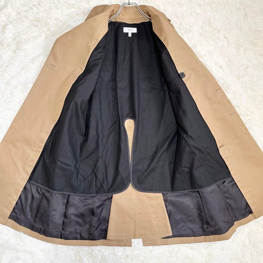 美品 HYKE ハイク トレンチコート ウールライナー付き ベージュ サイズ1