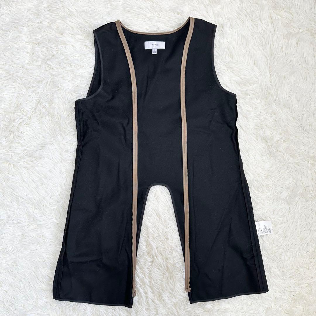 美品 HYKE ハイク トレンチコート ウールライナー付き ベージュ サイズ1