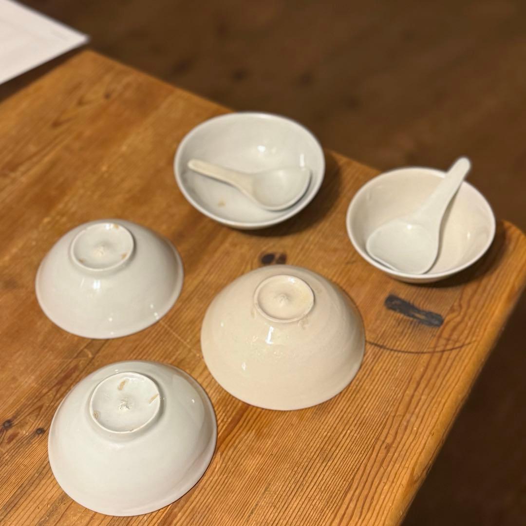 中本純也　食器　中鉢　5皿セット+レンゲ2点