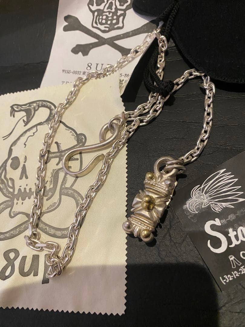 stoplight ネックレス　ウォレットチェーン　Mini Skull