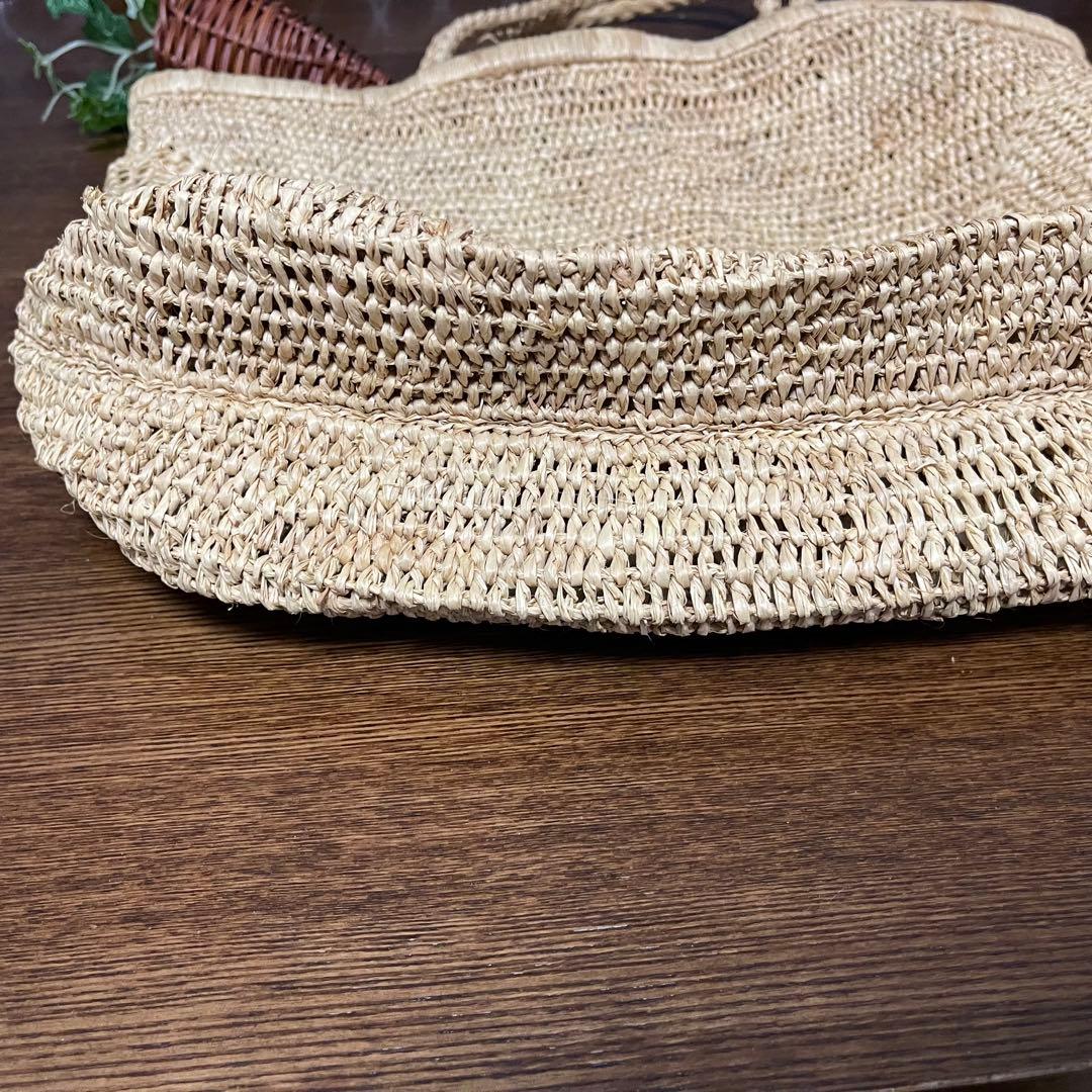 NORO カゴバッグ トートバッグ ラフィア ノロ プラージュ 辺見えみり