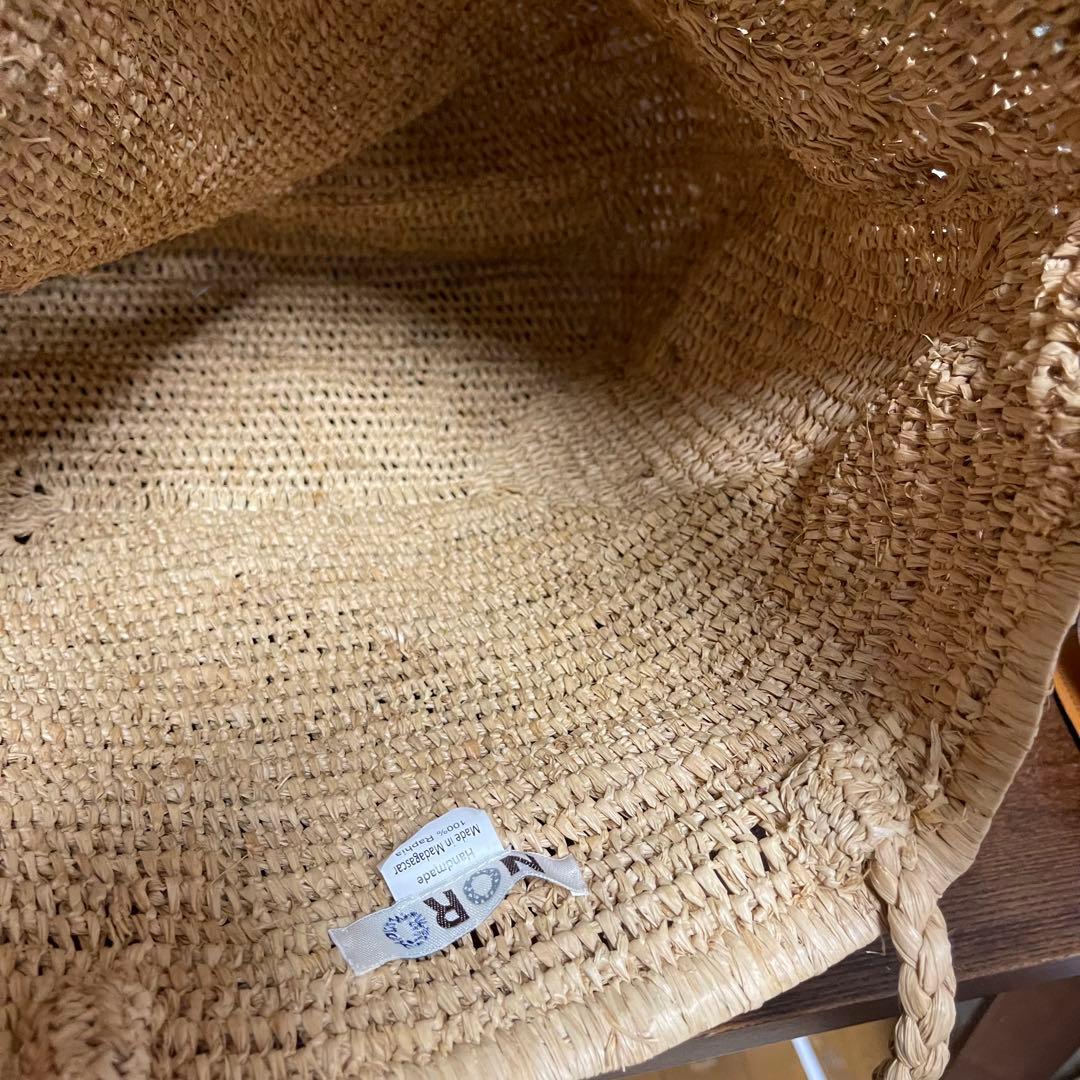 NORO カゴバッグ トートバッグ ラフィア ノロ プラージュ 辺見えみり