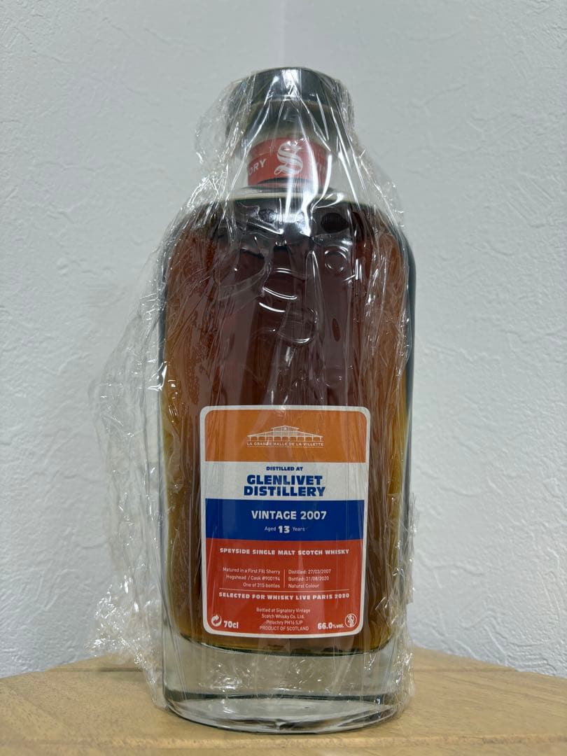 グレンリベット 2007 シグナトリー 13年 ウイスキーライブパリ2020限定