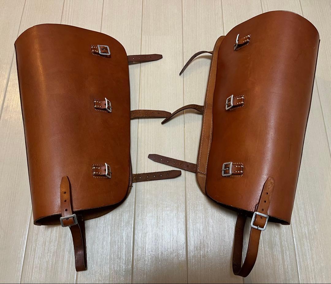 日本陸軍　複製　官給革脚絆　ほぼ未使用
