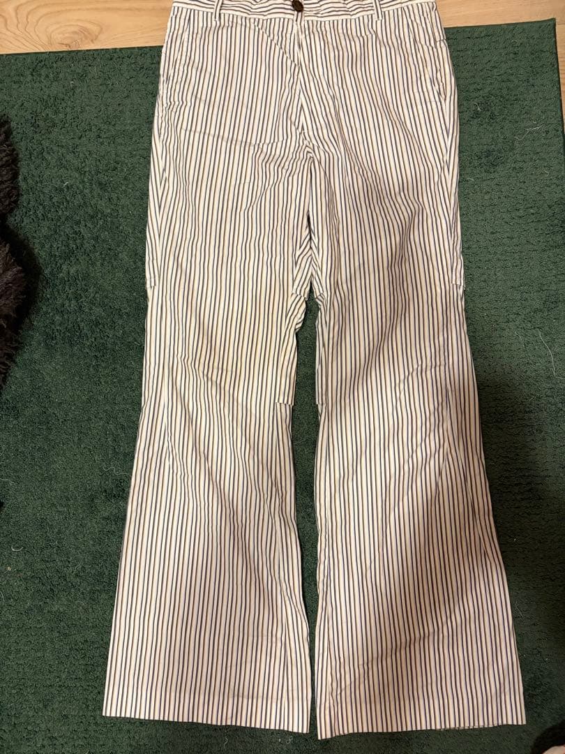 も*ん様 Kiko kostadinov ブーツカットストライプパンツ46