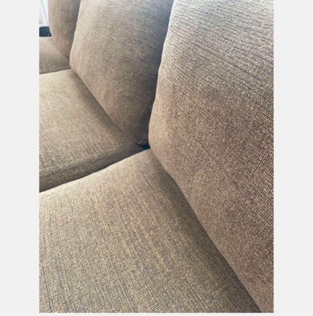 MOMOnaturalモモナチュラル クラウド3人掛けソファ+オットマン