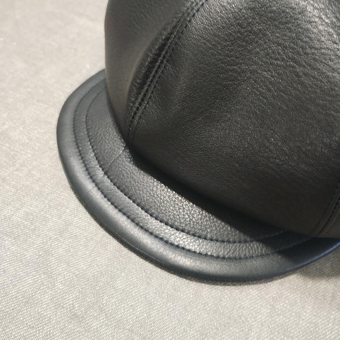 レザーキャスケット　本革　M〜L　訳あり　c014