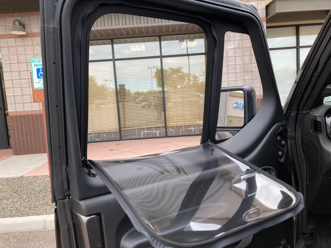 【超激レア】JLラングラー Jeep純正ハーフドアキット＆ストレージバッグ