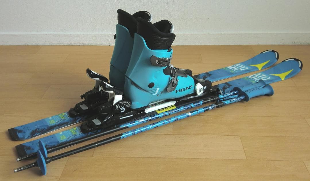 ■12月・1月限定■送料無料■アトミック■子供用スキーセット■110/21.5■