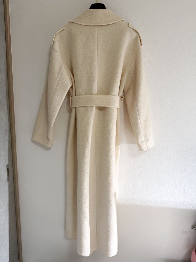 クレーターロングコート　大草直子 ウールリバーコート