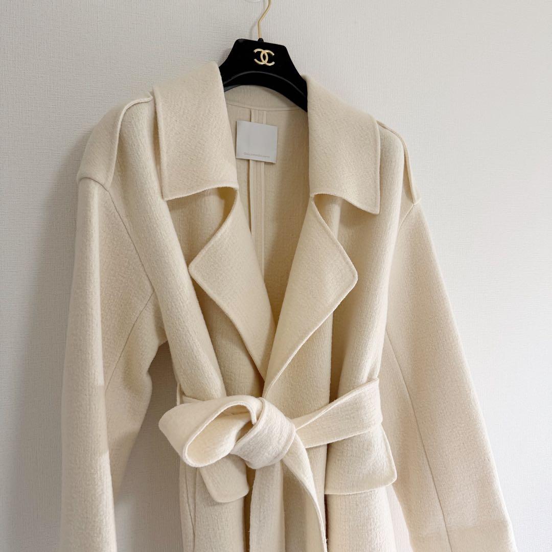 クレーターロングコート　大草直子 ウールリバーコート