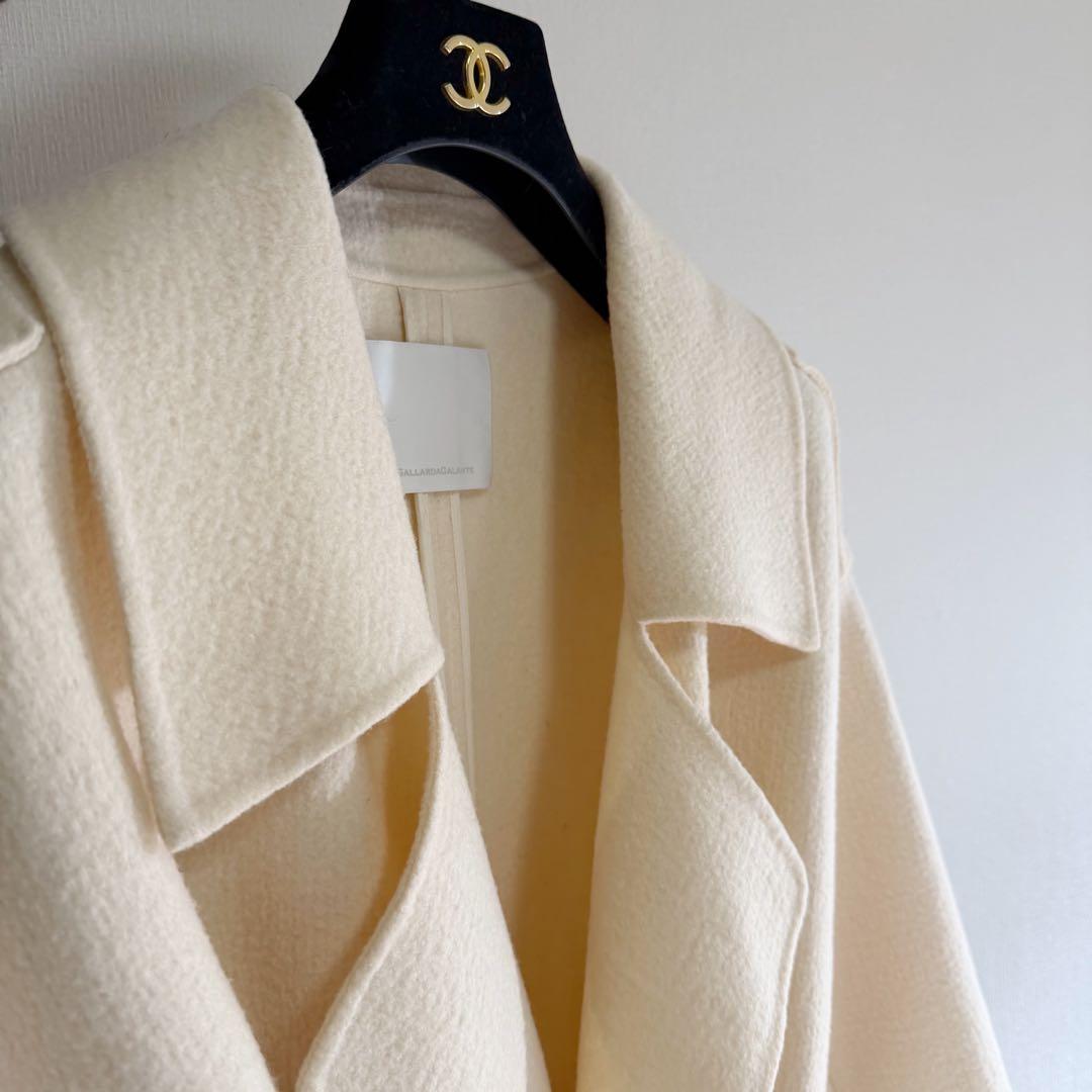 クレーターロングコート　大草直子 ウールリバーコート