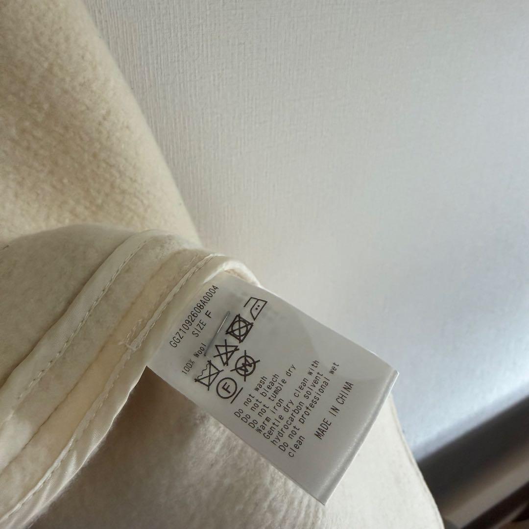 クレーターロングコート　大草直子 ウールリバーコート