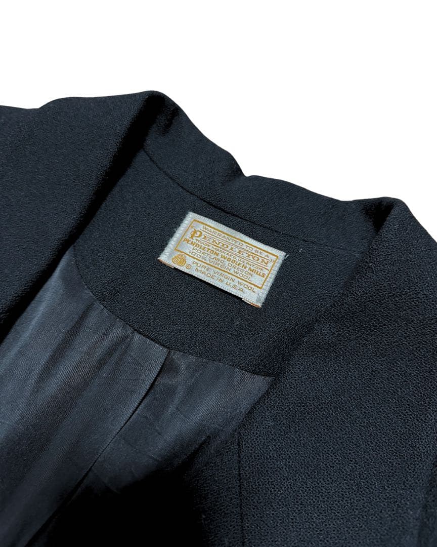 ジ*ー様 PENDLETON 70s ウールギャバジン ブラックジャケット