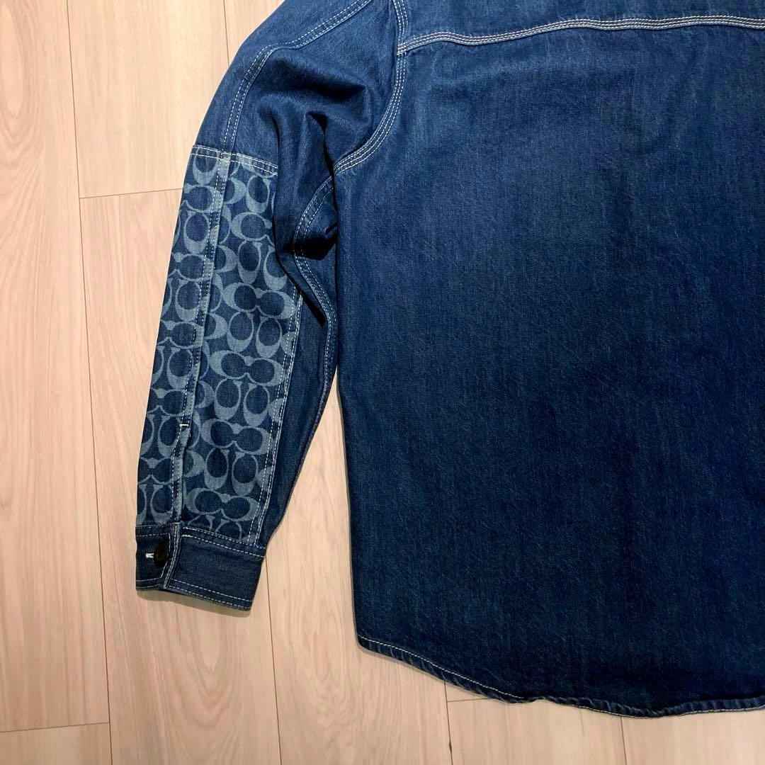 coach コーチ デニム セットアップ ダブルニー ジャケット