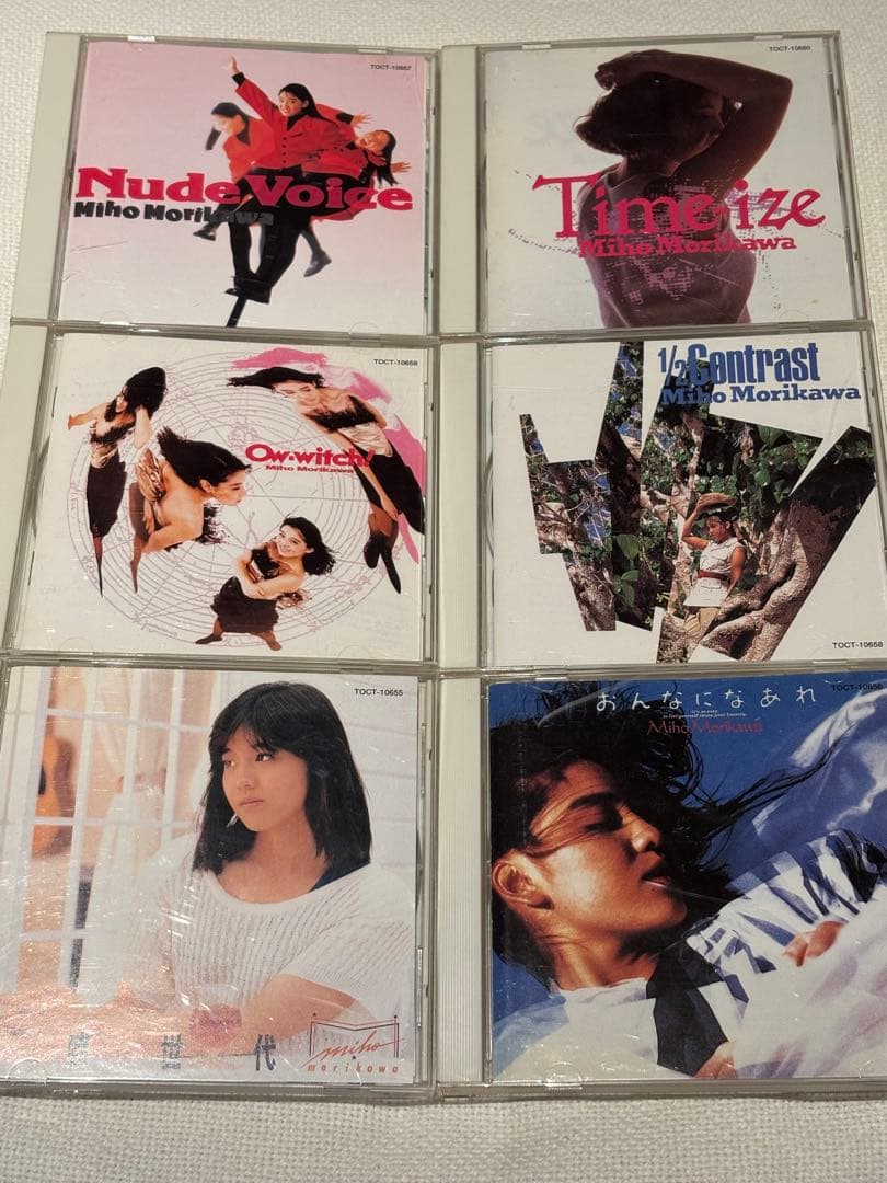 森川美穂CD6枚セット「多感世代+1、おんなになあれ+2 ほか」
