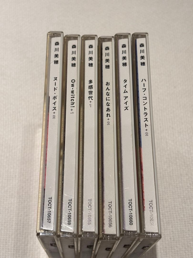 森川美穂CD6枚セット「多感世代+1、おんなになあれ+2 ほか」