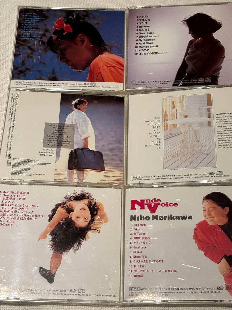 森川美穂CD6枚セット「多感世代+1、おんなになあれ+2 ほか」