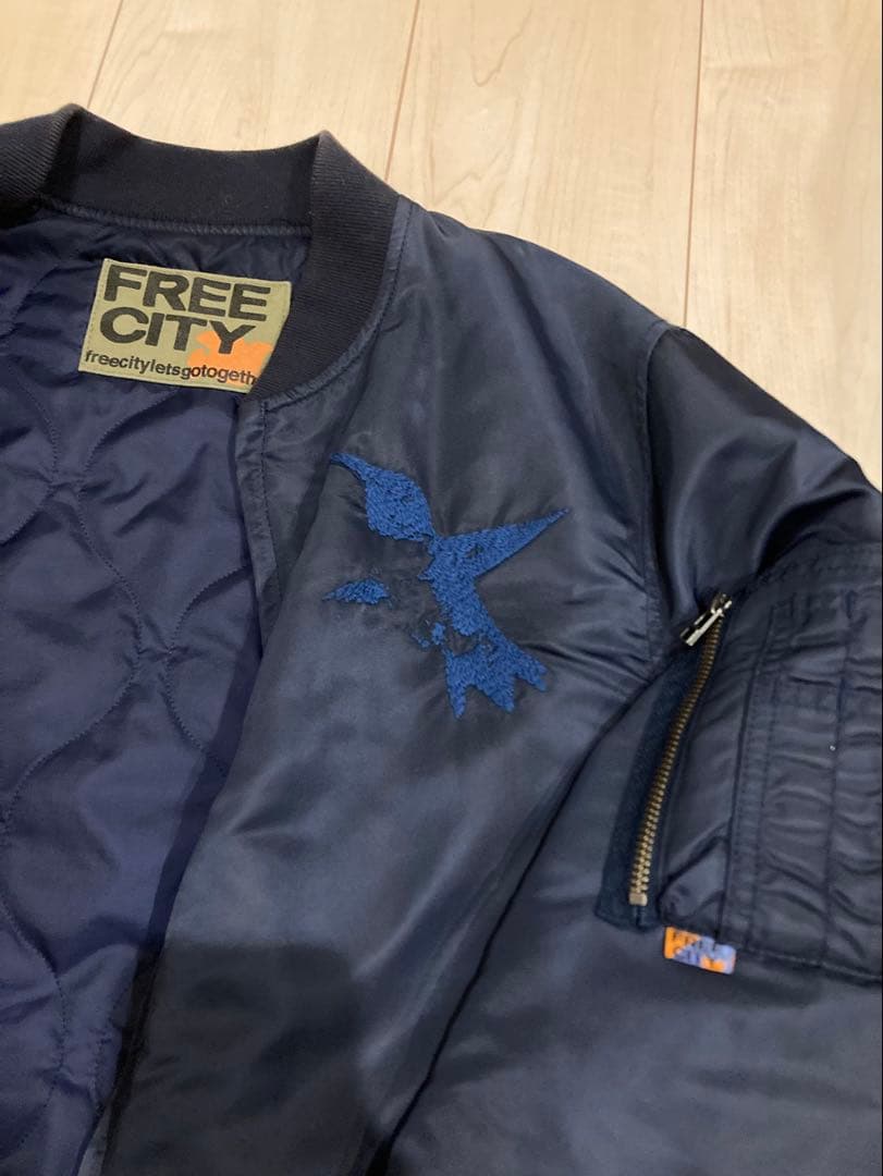 SALE❗️FREE CITY MA-1ジャケット フリーシティ Mサイズ