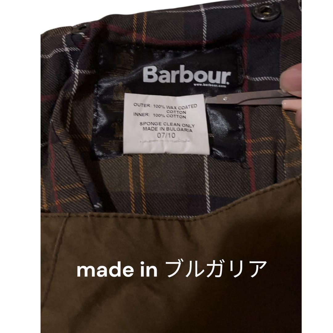 Barbour kids フードライナー付オイルドジャケット