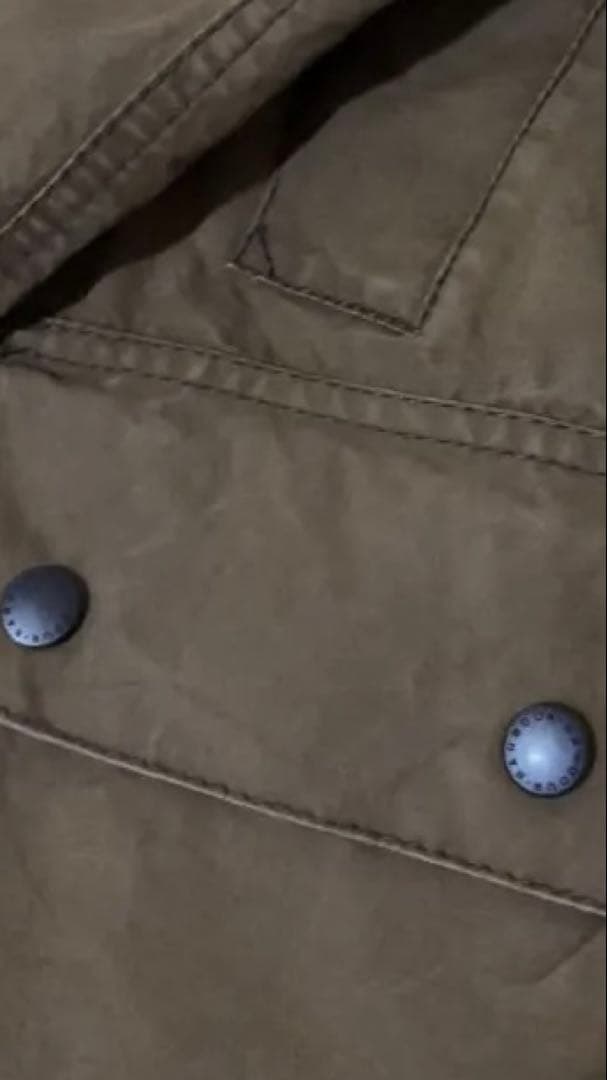 Barbour kids フードライナー付オイルドジャケット