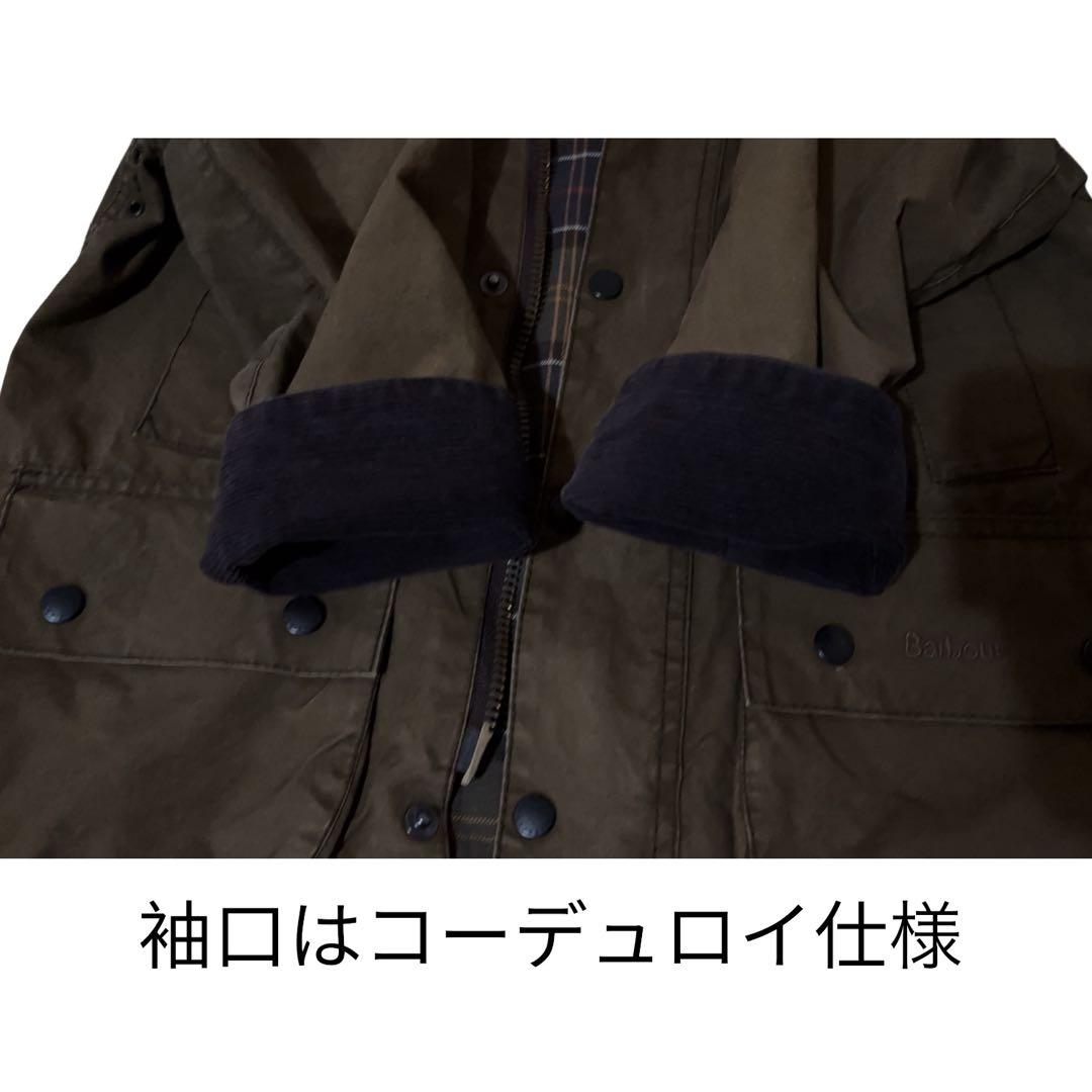 Barbour kids フードライナー付オイルドジャケット