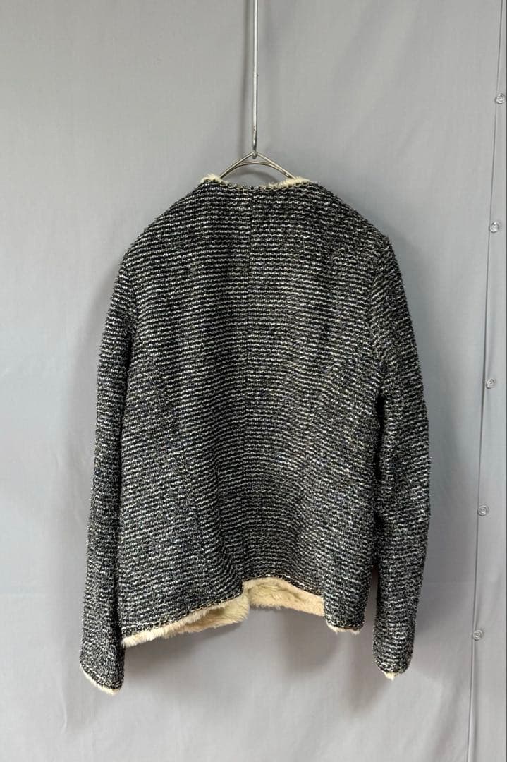 バッカ　トゥモローランド　裏ボア高級ツイードジャケット　38