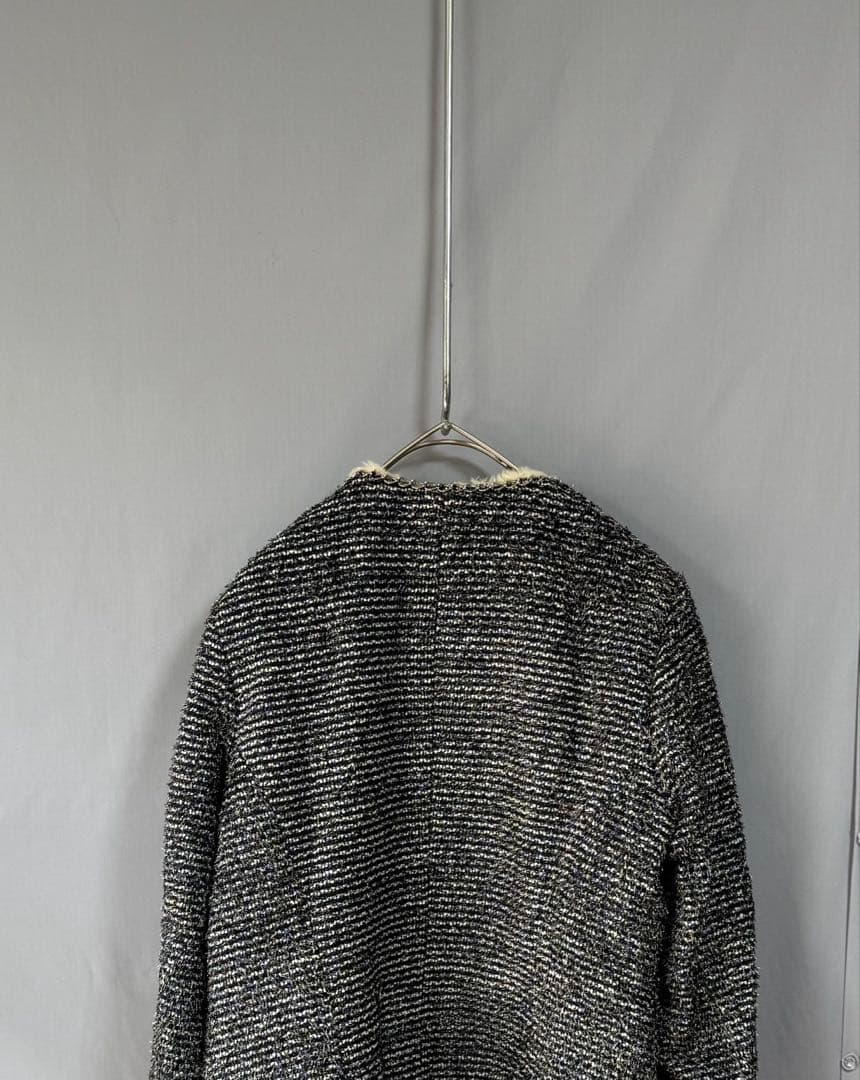 バッカ　トゥモローランド　裏ボア高級ツイードジャケット　38