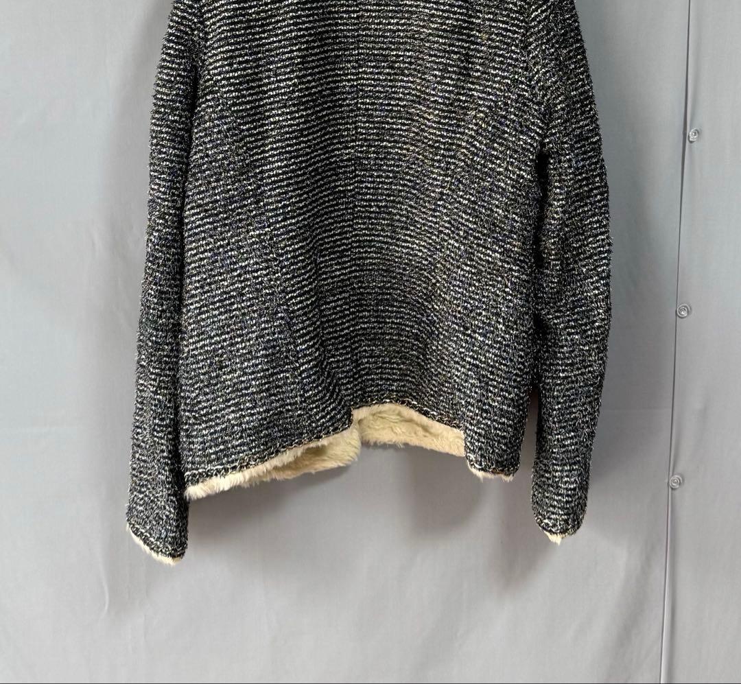 バッカ　トゥモローランド　裏ボア高級ツイードジャケット　38