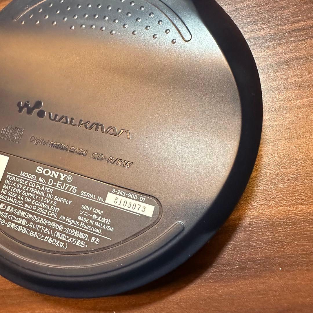 SONY CDウォークマン D-EJ775 スパイダーマン 5525